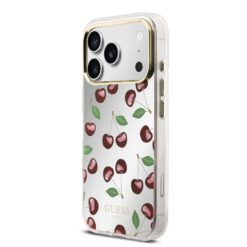 GUESS Калъф Apple iPhone 17 Pro, PC/TPU Mirror Glitter Cherry MagSafe – GUHMP17L5HMRCGEG