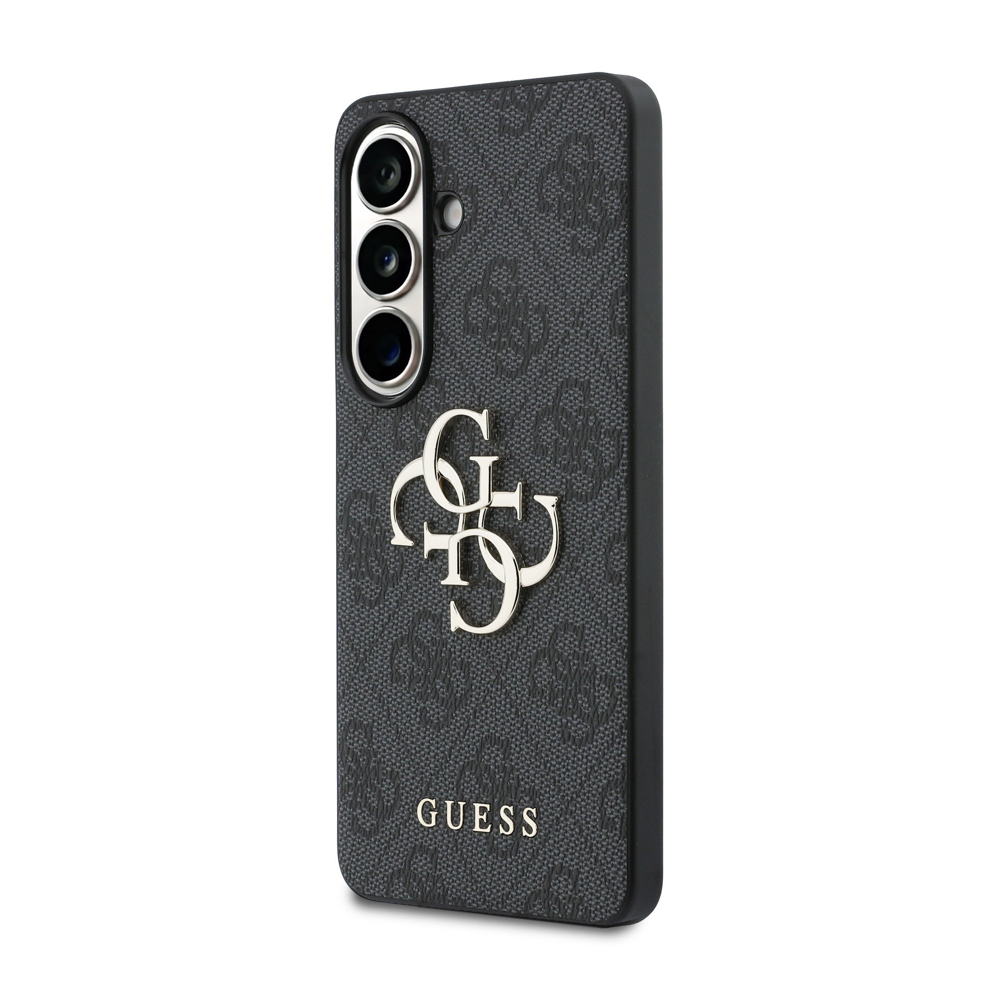 GUESS Калъф Samsung S26, PU 4G Metal Logo /сив/ – GUHCS26S4GMGGR