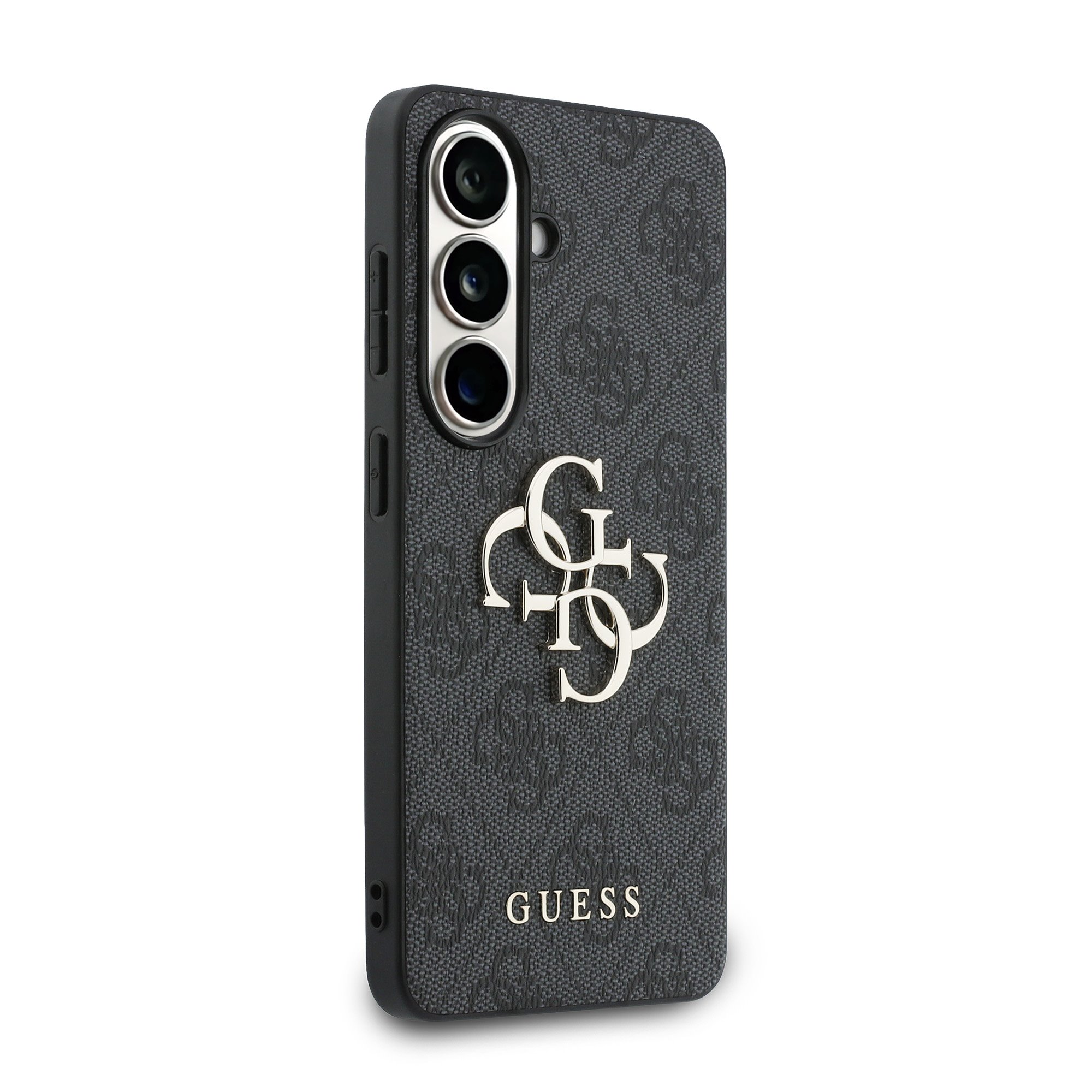 GUESS Калъф Samsung S26, PU 4G Metal Logo /сив/ – GUHCS26S4GMGGR