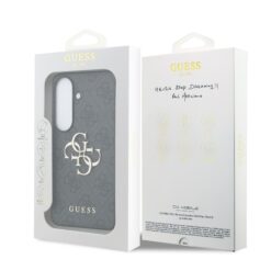 GUESS Калъф Samsung S26, PU 4G Metal Logo /сив/ – GUHCS26S4GMGGR