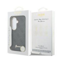 GUESS Калъф Samsung S26, PU 4G Script Metal Logo MagSafe /черен/ – GUHMS26S5P4FWMSK