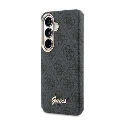 GUESS Калъф Samsung S26, PU 4G Script Metal Logo MagSafe /черен/ – GUHMS26S5P4FWMSK
