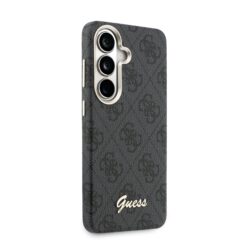 GUESS Калъф Samsung S26, PU 4G Script Metal Logo MagSafe /черен/ – GUHMS26S5P4FWMSK