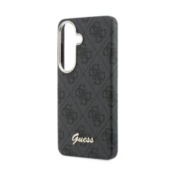 GUESS Калъф Samsung S26, PU 4G Script Metal Logo MagSafe /черен/ – GUHMS26S5P4FWMSK