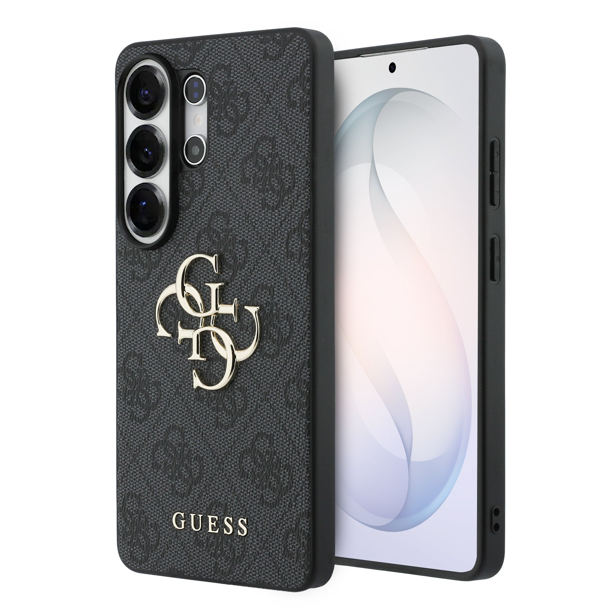 GUESS Калъф Samsung S26 Ultra, PU 4G Metal Logo /сив/ – GUHCS26L4GMGGR