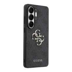 GUESS Калъф Samsung S26 Ultra, PU 4G Metal Logo /сив/ – GUHCS26L4GMGGR