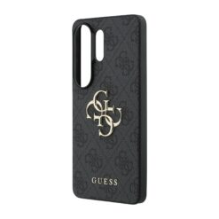 GUESS Калъф Samsung S26 Ultra, PU 4G Metal Logo /сив/ – GUHCS26L4GMGGR
