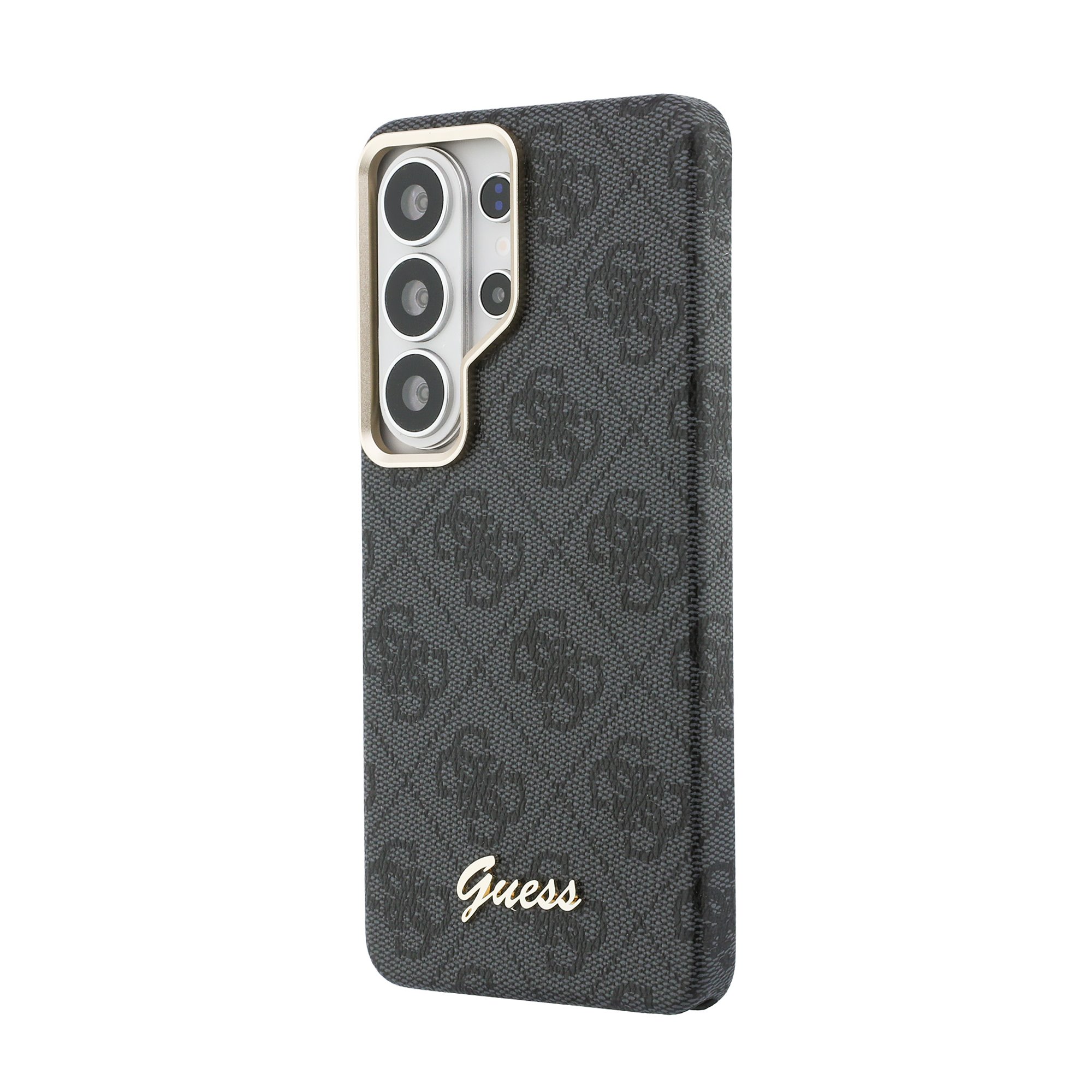 GUESS Калъф Samsung S26 Ultra, PU 4G Script Metal Logo MagSafe /черен/ – GUHMS26L5P4FWMSK