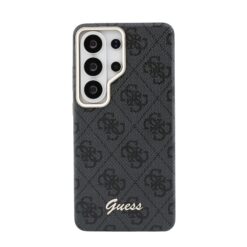 GUESS Калъф Samsung S26 Ultra, PU 4G Script Metal Logo MagSafe /черен/ – GUHMS26L5P4FWMSK