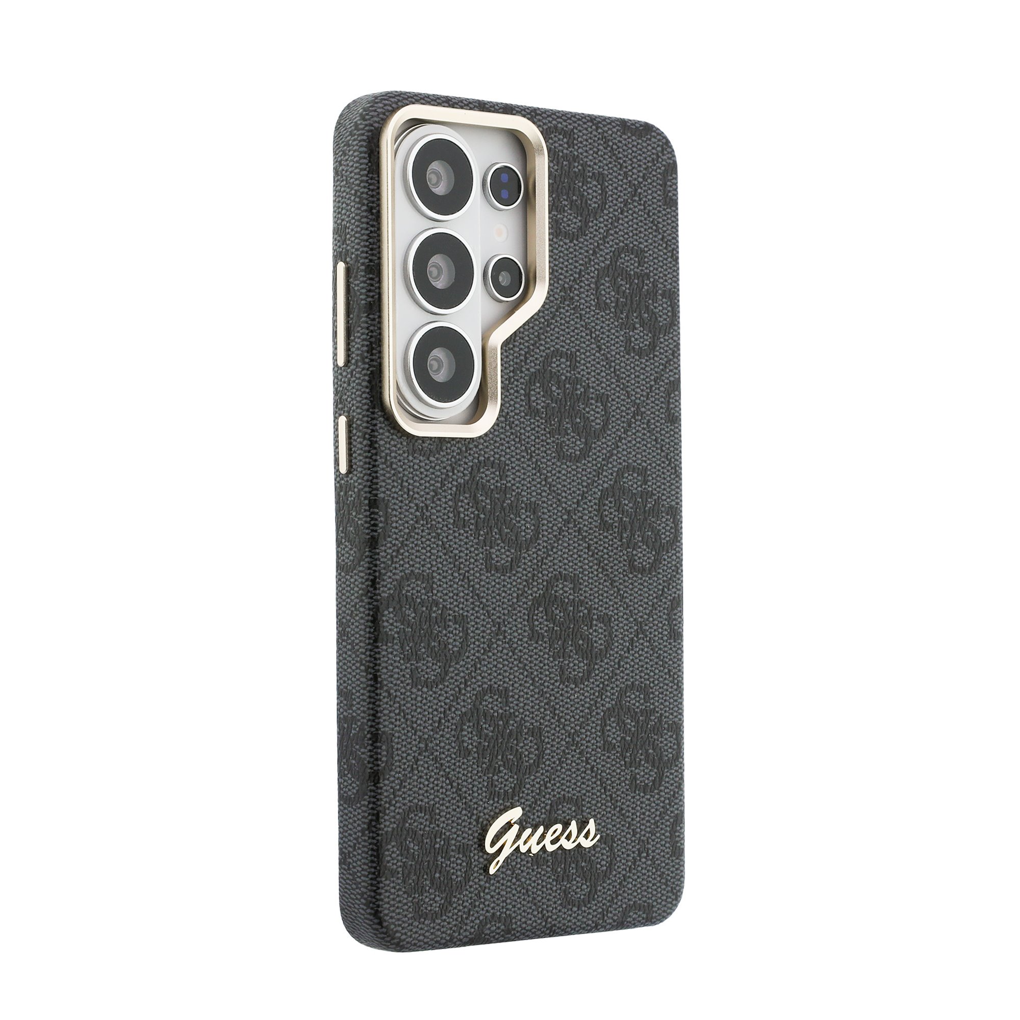 GUESS Калъф Samsung S26 Ultra, PU 4G Script Metal Logo MagSafe /черен/ – GUHMS26L5P4FWMSK