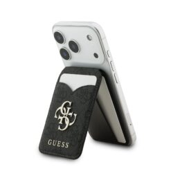 GUESS калъф за карти PU 4G Mirror MagSafe, /черен/ – GUWMSMIP4GK