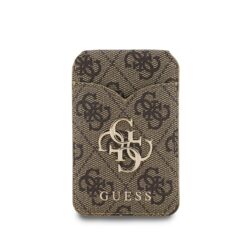 GUESS калъф за карти PU 4G Mirror MagSafe, /кафяв/ – GUWMSMIP4GW