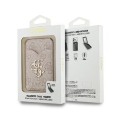 GUESS калъф за карти PU 4G Mirror MagSafe, /розов/ – GUWMSMIP4GP
