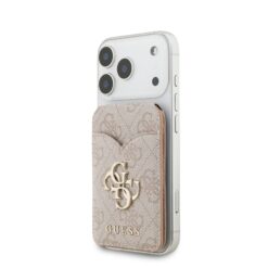 GUESS калъф за карти PU 4G Mirror MagSafe, /розов/ – GUWMSMIP4GP