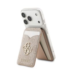 GUESS калъф за карти PU 4G Mirror MagSafe, /розов/ – GUWMSMIP4GP