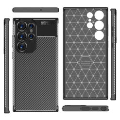 Калъф Business CARBON Samsung A57 5G /черен/
