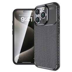 Калъф Business CARBON Xiaomi RedMi Note 15 5G /черен/