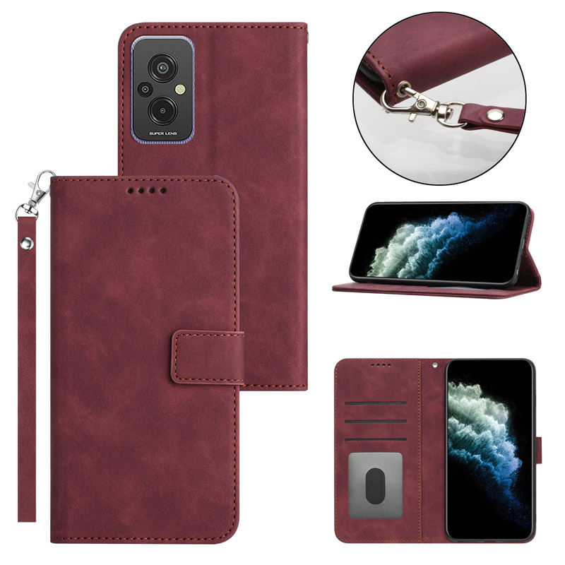 Калъф Exclusive Wallet Honor X5c Plus 4G /винен/