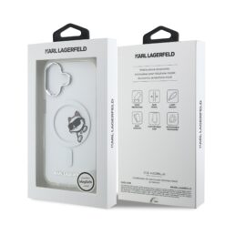 Karl Lagerfeld Калъф Apple iPhone 17, IML Choupette Peekaboo MagSafe /прозрачен/ – KLHMP17S6HCPSCT