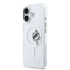 Karl Lagerfeld Калъф Apple iPhone 17, IML Choupette Peekaboo MagSafe /прозрачен/ – KLHMP17S6HCPSCT