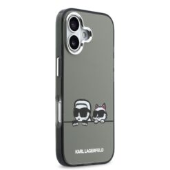 Karl Lagerfeld Калъф Apple iPhone 17, IML K/C Heads Logo MagSafe /черен/ – KLHMP17S6HPKACK