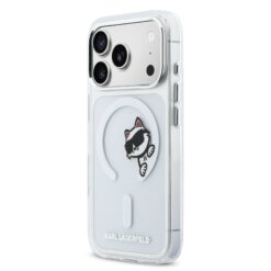 Karl Lagerfeld Калъф Apple iPhone 17 Pro, IML Choupette Peekaboo MagSafe /прозрачен/ – KLHMP17L6HCPSCT