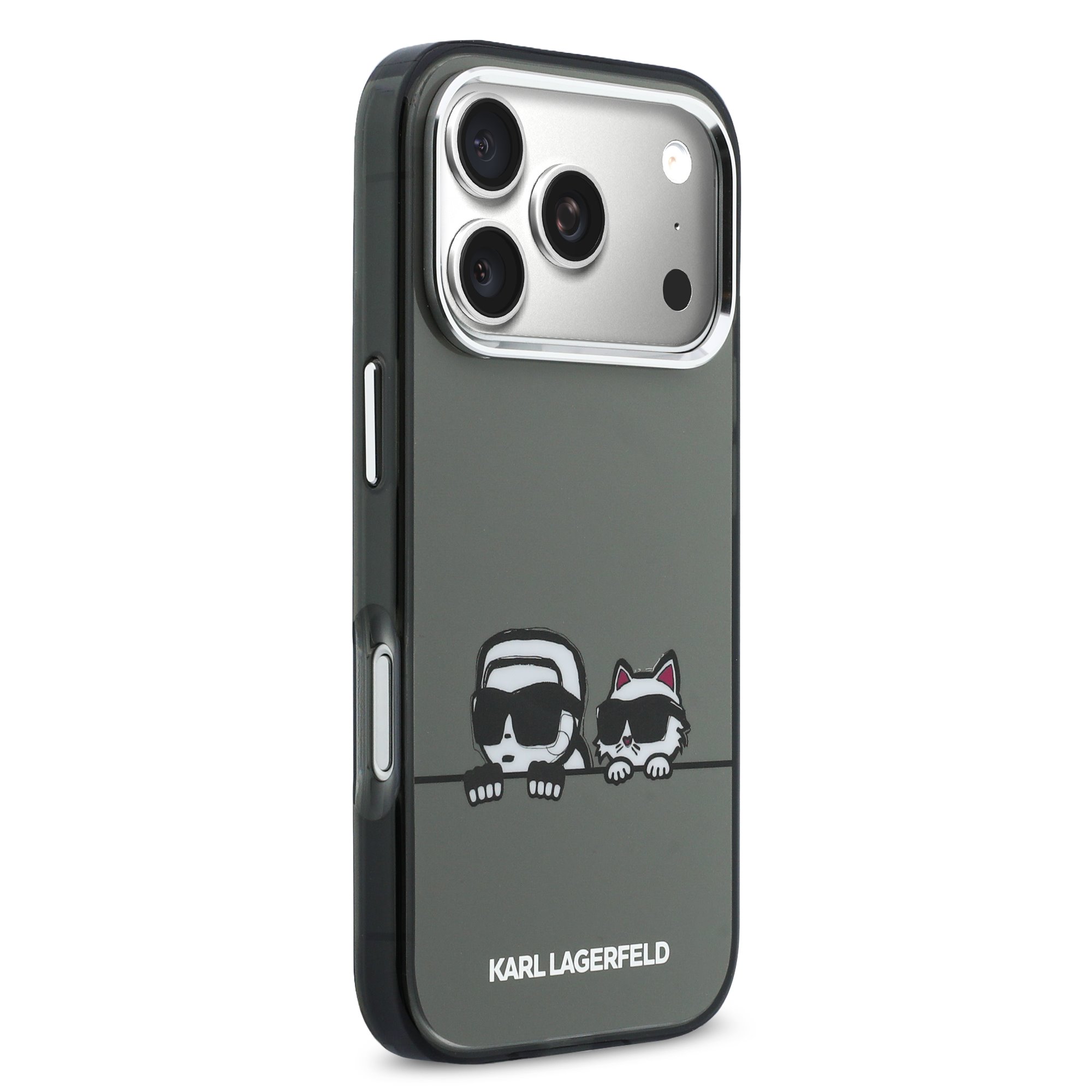 Karl Lagerfeld Калъф Apple iPhone 17 Pro, IML K/C Heads Logo MagSafe /черен/ – KLHMP17L6HPKACK
