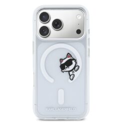 Karl Lagerfeld Калъф Apple iPhone 17 Pro Max, IML Choupette Peekaboo MagSafe /прозрачен/ – KLHMP17X6HCPSCT