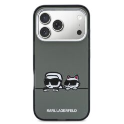 Karl Lagerfeld Калъф Apple iPhone 17 Pro Max, IML K/C Heads Logo MagSafe /черен/ – KLHMP17X6HPKACK
