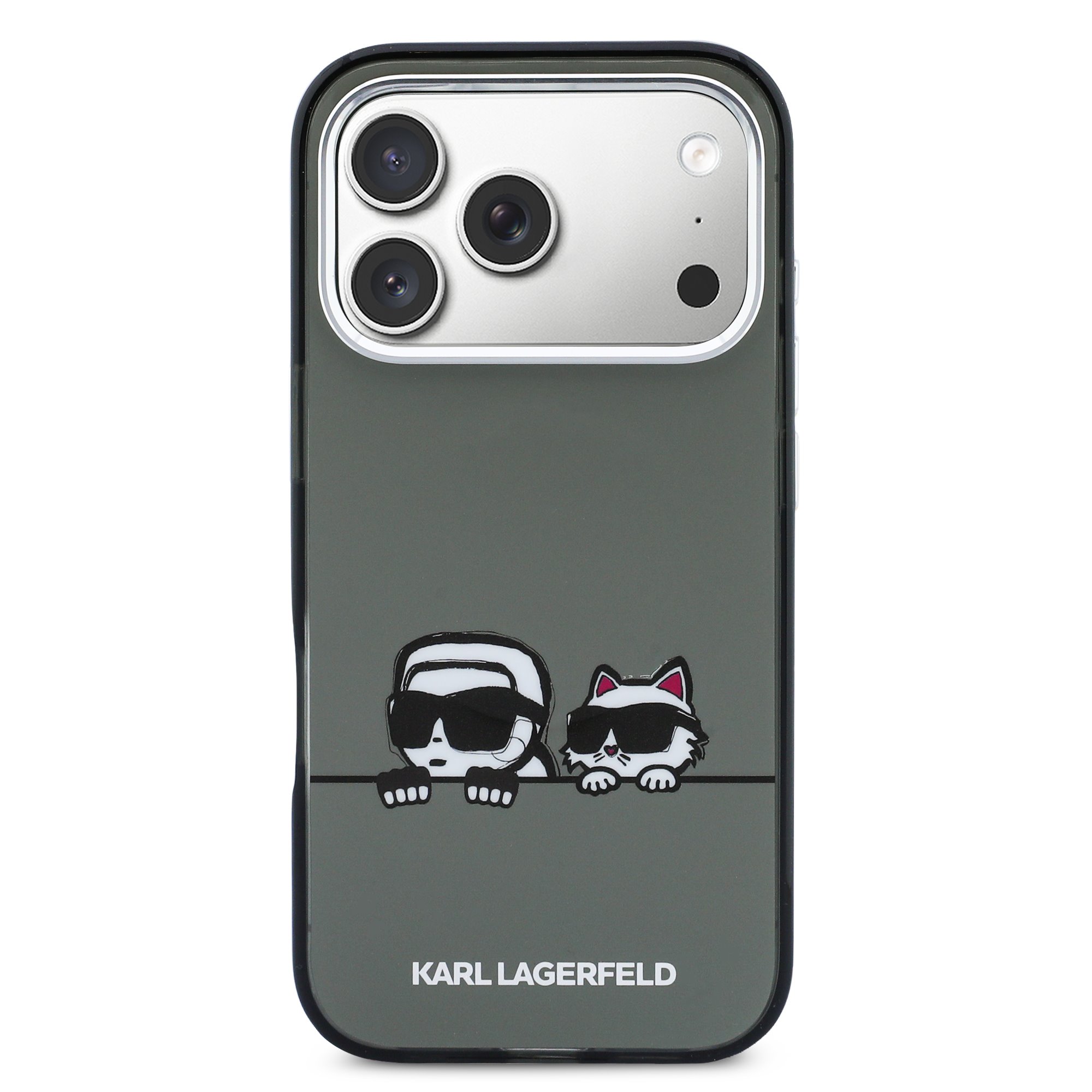Karl Lagerfeld Калъф Apple iPhone 17 Pro Max, IML K/C Heads Logo MagSafe /черен/ – KLHMP17X6HPKACK