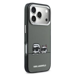 Karl Lagerfeld Калъф Apple iPhone 17 Pro Max, IML K/C Heads Logo MagSafe /черен/ – KLHMP17X6HPKACK