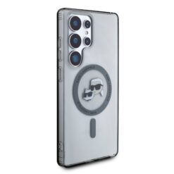 Karl Lagerfeld Калъф Samsung S25 Ultra, IML K/CH Heads MagSafe, /черен/ – KLHMS25LHLSKCK