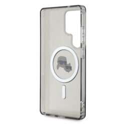 Karl Lagerfeld Калъф Samsung S25 Ultra, IML K/CH Heads MagSafe, /черен/ – KLHMS25LHLSKCK