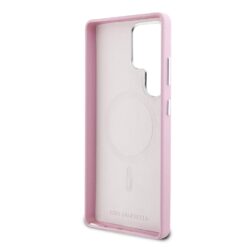 Karl Lagerfeld Калъф Samsung S25 Ultra, PU Saffiano Metal Logo and Frame /розов/ – KLHMS25LPSAFWMCP