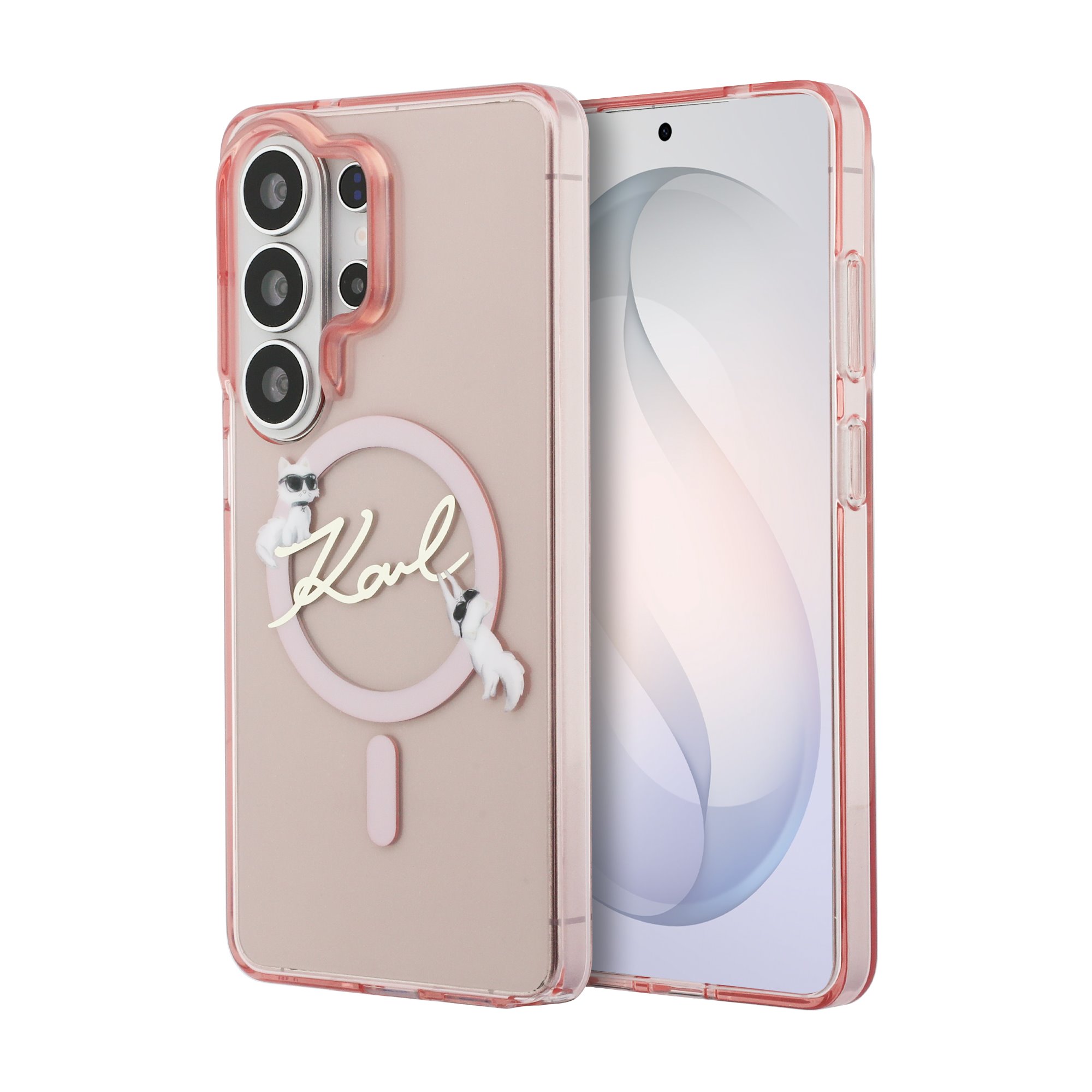 Karl Lagerfeld Калъф Samsung S26 Ultra, IML Choupette Head MagSafe /розов/ – KLHMS26L5HKSCAP