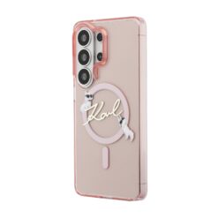 Karl Lagerfeld Калъф Samsung S26 Ultra, IML Choupette Head MagSafe /розов/ – KLHMS26L5HKSCAP