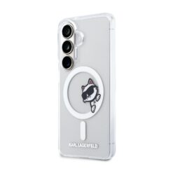 Karl Lagerfeld Samsung S26, IML Choupette Peekaboo MagSafe /прозрачен/ – KLHMS26S6HCPSCT