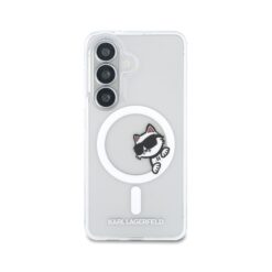 Karl Lagerfeld Samsung S26, IML Choupette Peekaboo MagSafe /прозрачен/ – KLHMS26S6HCPSCT