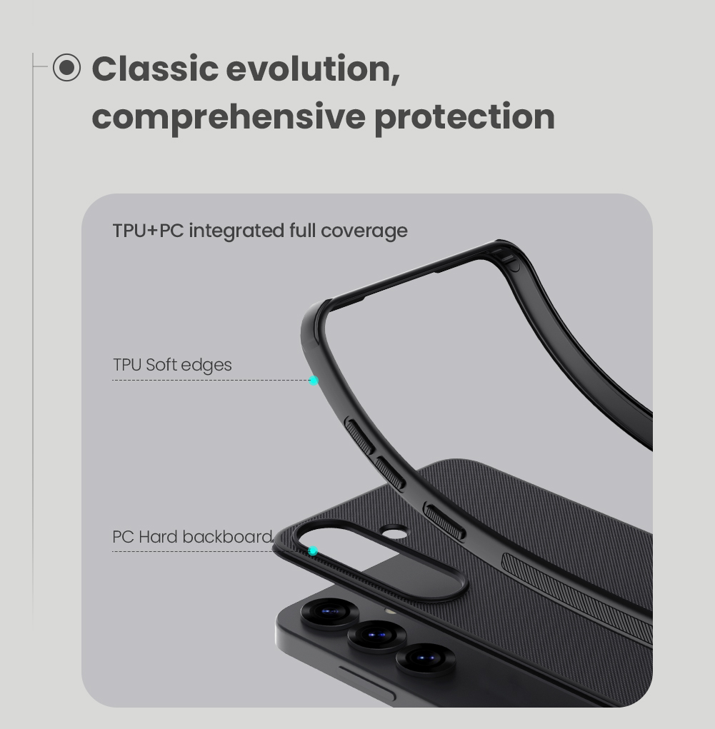 NILLKIN Калъф Samsung S26 Plus, Super Frosted Shield Pro /черен/