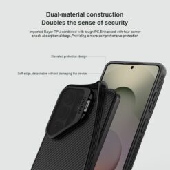 NILLKIN Калъф Samsung S26 Ultra, Camshield Prop MagSafe /черен с прозразни лещи/