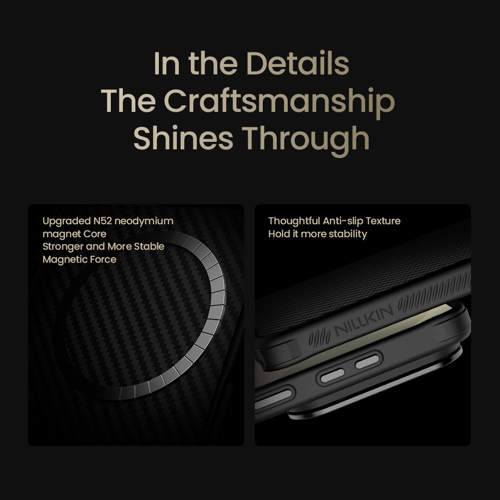NILLKIN Калъф Samsung S26 Ultra CarboProp Aramid MagSafe /черен/