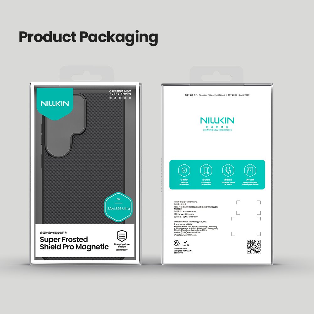 NILLKIN Калъф Samsung S26 Ultra, Super Frosted Shield Pro MagSafe /черен/