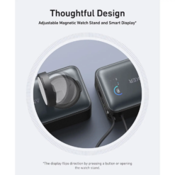 ANKER Power Bank 10000 mAh 35W + вграден кабел Type-C, MagGo Apple Watch Qi2 /черен/ – A1657H11