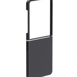 PITAKA Калъф Samsung Z Flip 7, Ultra-Slim MagSafe, black-grey twill – FBFLIP7