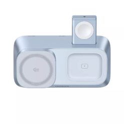 UGREEN Холдер + 3-в-1 Зарядна станция Wireless Magnetic Qi2 /сив/ – W711 / 55677