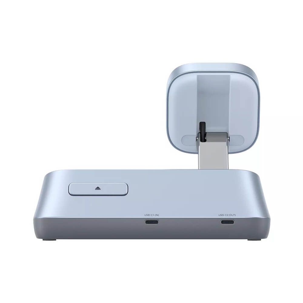 UGREEN Холдер + 3-в-1 Зарядна станция Wireless Magnetic Qi2 /сив/ – W711 / 55677