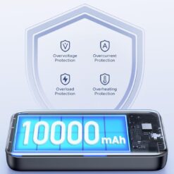 UGREEN Power Bank 10000 mAh 20W, Magnetic Wireless /графит/ – PB561 / 25919