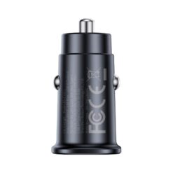 BASEUS 12V 30W, USB-A + USB-C,GoTrip DP1 /черен/ – C00072300123-00