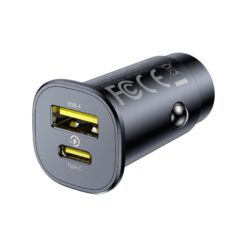 BASEUS 12V 30W, USB-A + USB-C,GoTrip DP1 /черен/ – C00072300123-00