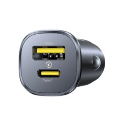 BASEUS 12V 30W, USB-A + USB-C,GoTrip DP1 /черен/ – C00072300123-00